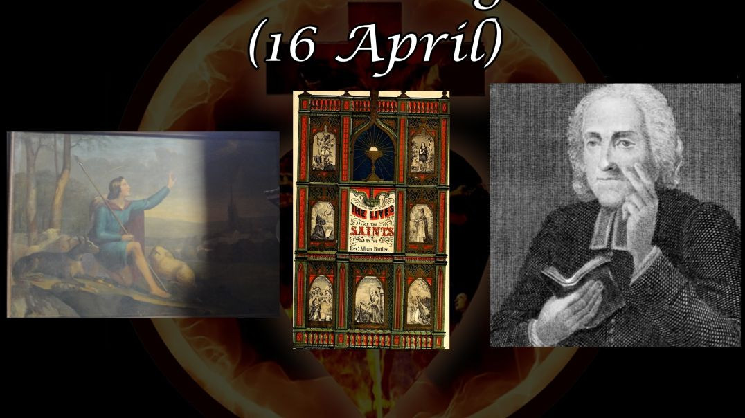 ⁣Saint Drogo, Patron of Shepherds (16 April): Butler's Lives of the Saints