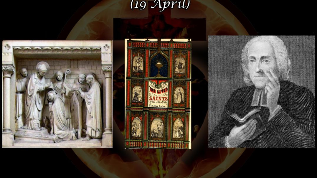 ⁣St. Ursmar, Bishop & Abbot of Laubes (19 April): Butler's Lives of the Saints