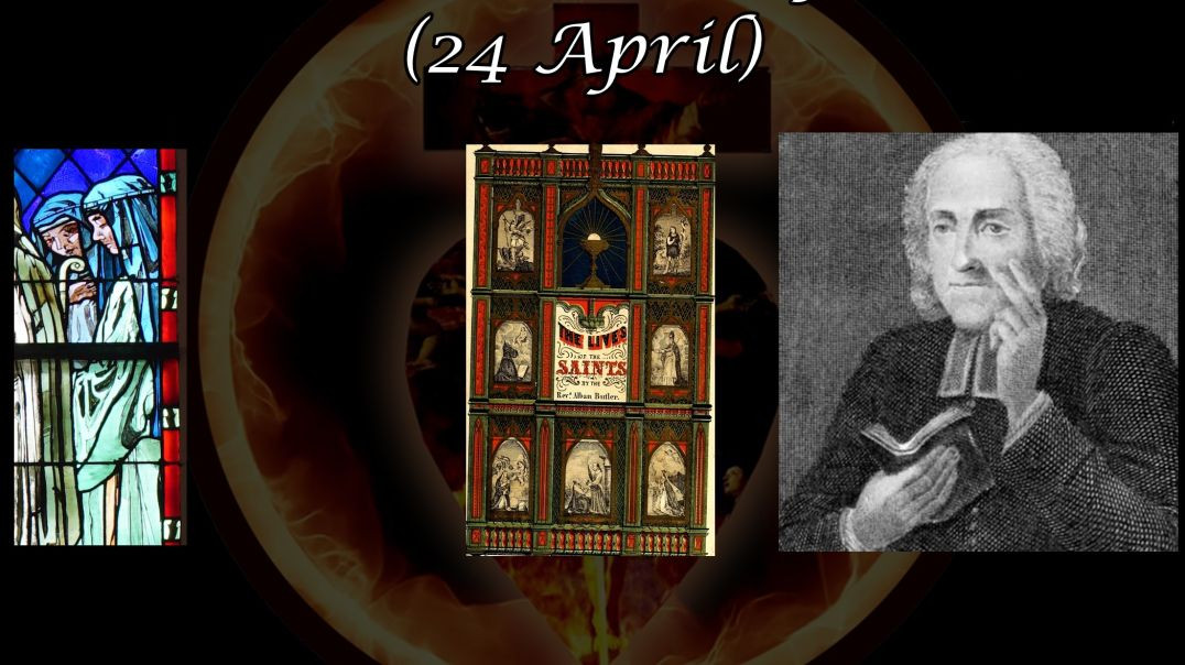 ⁣Saints Bova & Doda of Rheims (24 April): Butler's Lives of the Saints