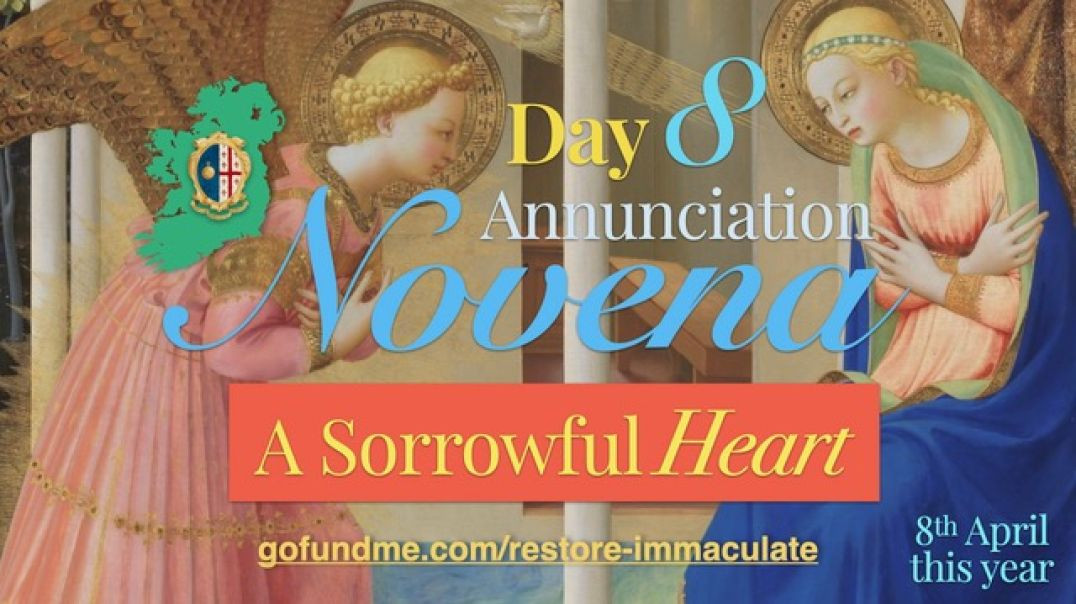 ⁣Annunciation Novena (Day 8): A Sorrowful Heart
