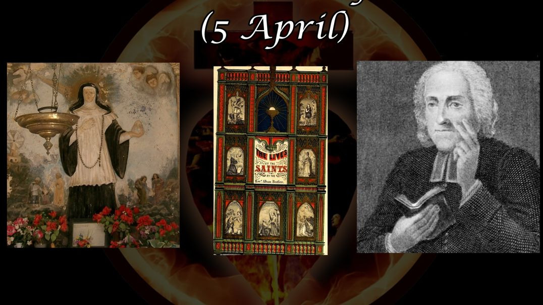 ⁣Saint Catherine of Palma (5 April): Butler's Lives of the Saints