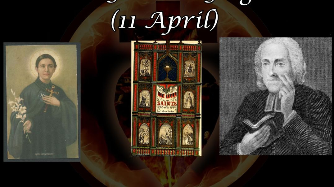 ⁣Saint Gemma Galgani (11 April): Butler's Lives of the Saints