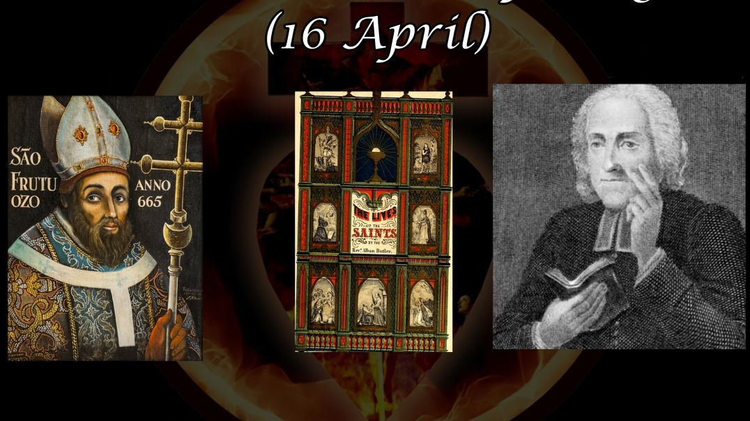 ⁣Saint Fructuosus of Braga (16 April): Butler's Lives of the Saints