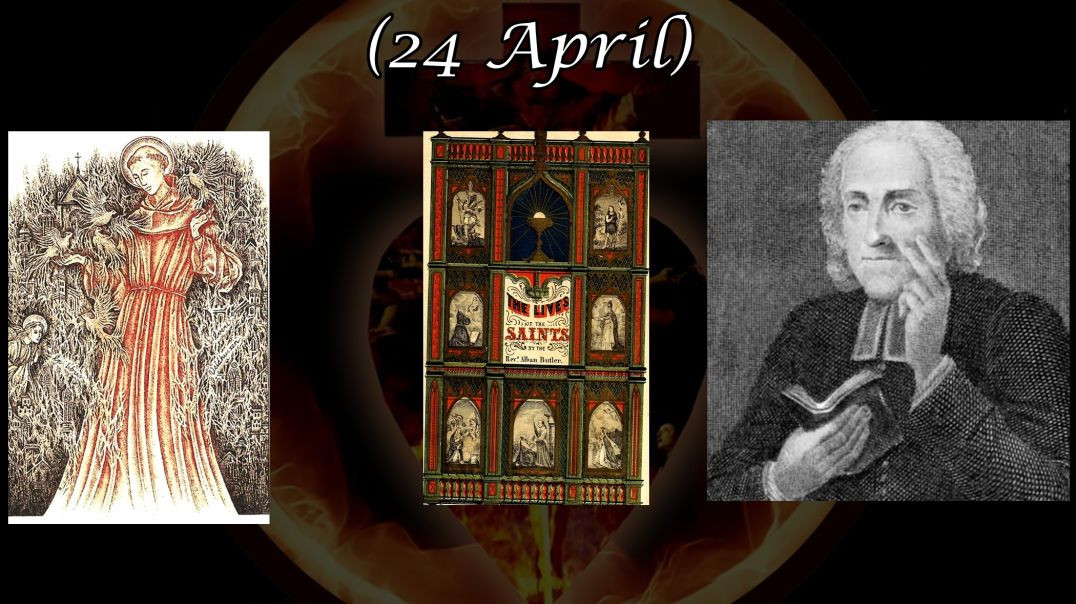 ⁣Saint William Firmatus (24 April): Butler's Lives of the Saints