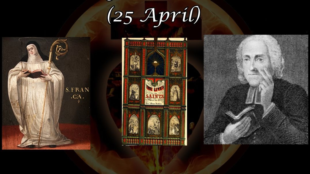 ⁣Saint Franca Visalta (25 April): Butler's Lives of the Saints