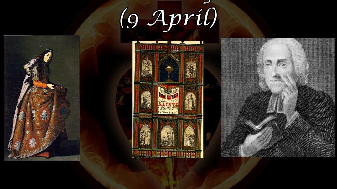 ⁣Saint Casilda of Toledo (9 April): Butler's Lives of the Saints