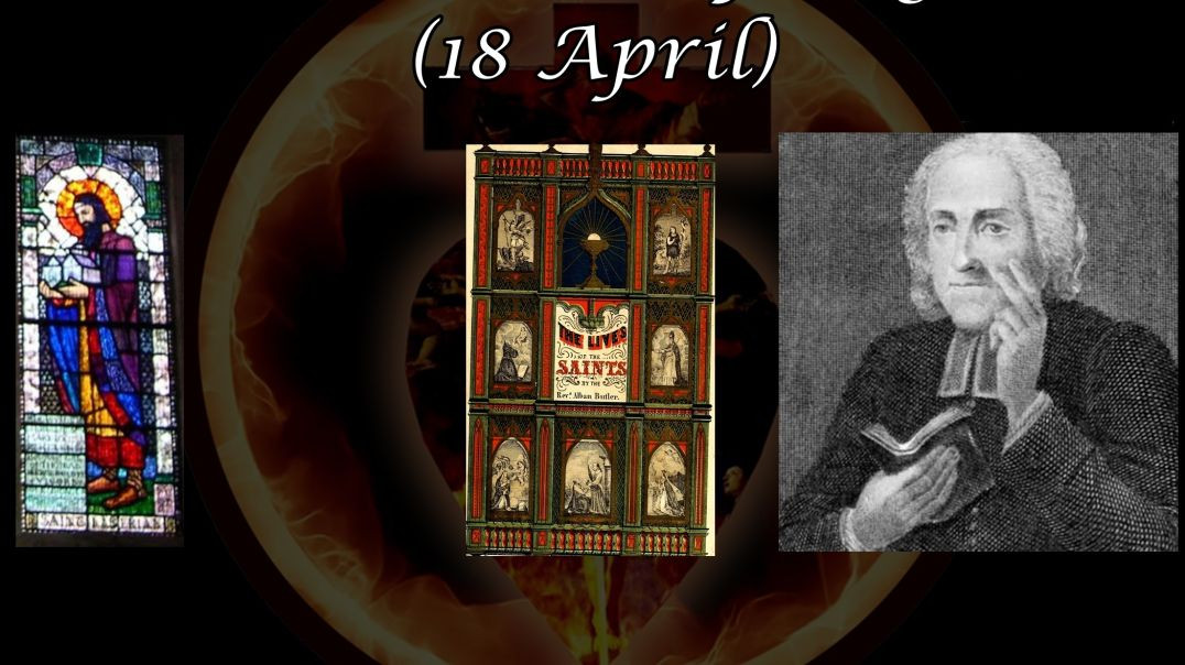 ⁣Saint Laserian of Leighlin (18 April): Butler's Lives of the Saints