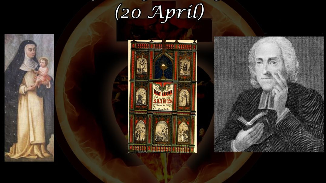 ⁣Saint Agnes of Montepulciano (20 April): Butler's Lives of the Saints