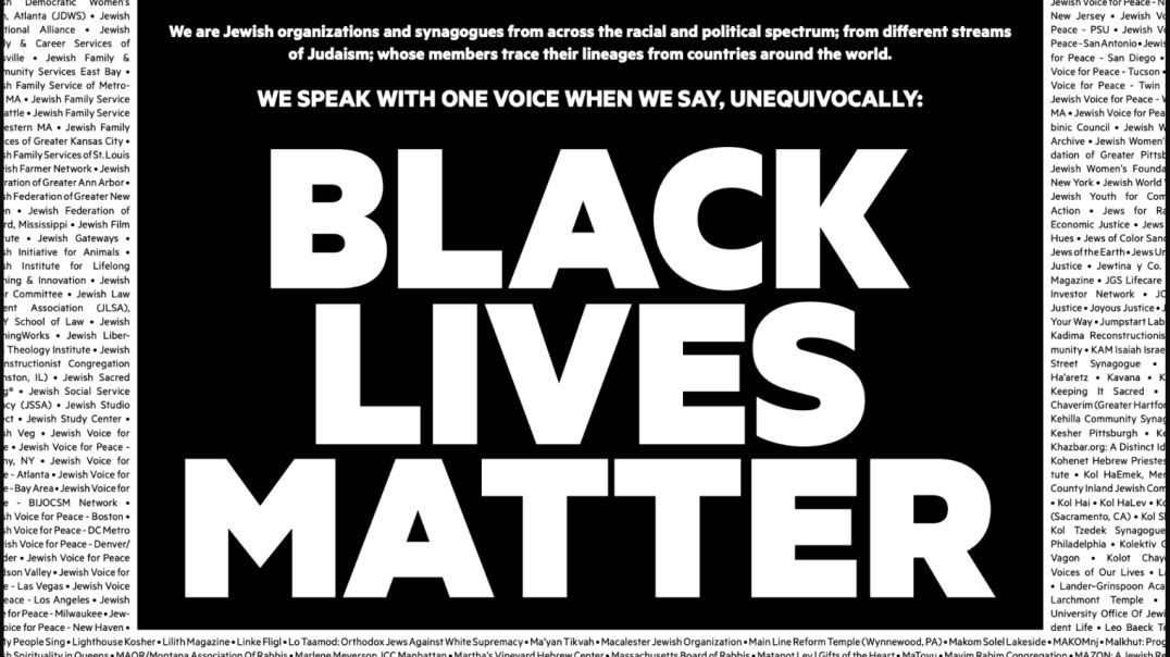 ⁣Do Black Lives Matter For The Jews?