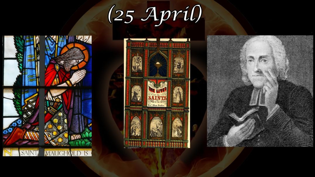 ⁣Saint Macaille (25 April): Butler's Lives of the Saints