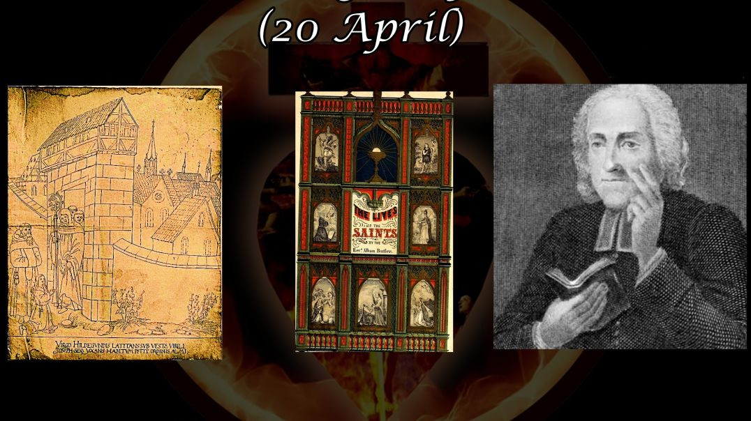 ⁣Blessed Hildegun of Schönau (20 April): Butler's Lives of the Saints
