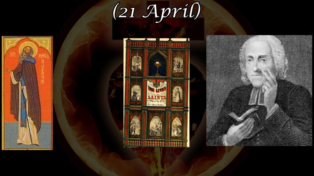 ⁣Saint Maelrubius of Applecross (21 April): Butler's Lives of the Saints