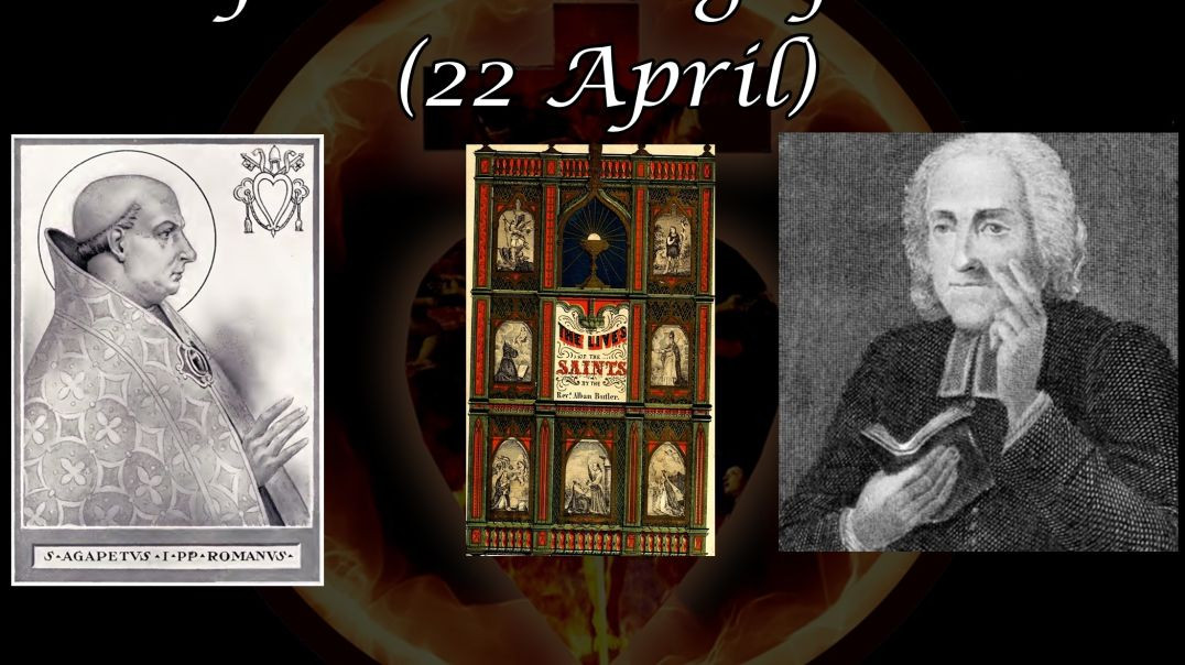 ⁣Pope Saint Agapitus I (22 April): Butler's Lives of the Saints