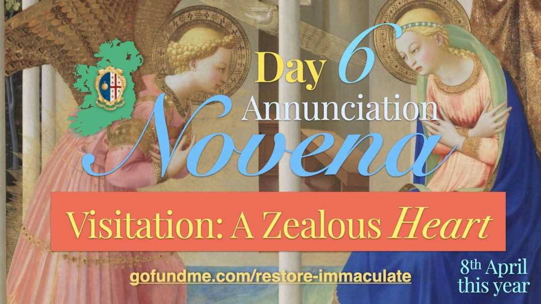 ⁣Annunciation Novena (Day 6): Visitation - A Zealous Heart