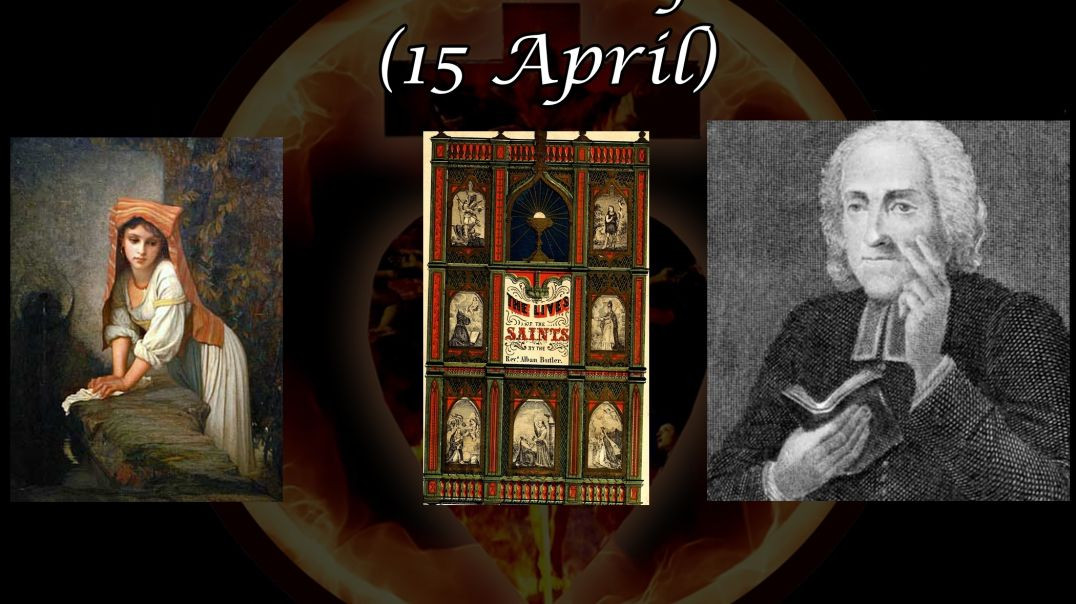 ⁣Saint Hunna of Alsace (15 April): Butler's Lives of the Saints