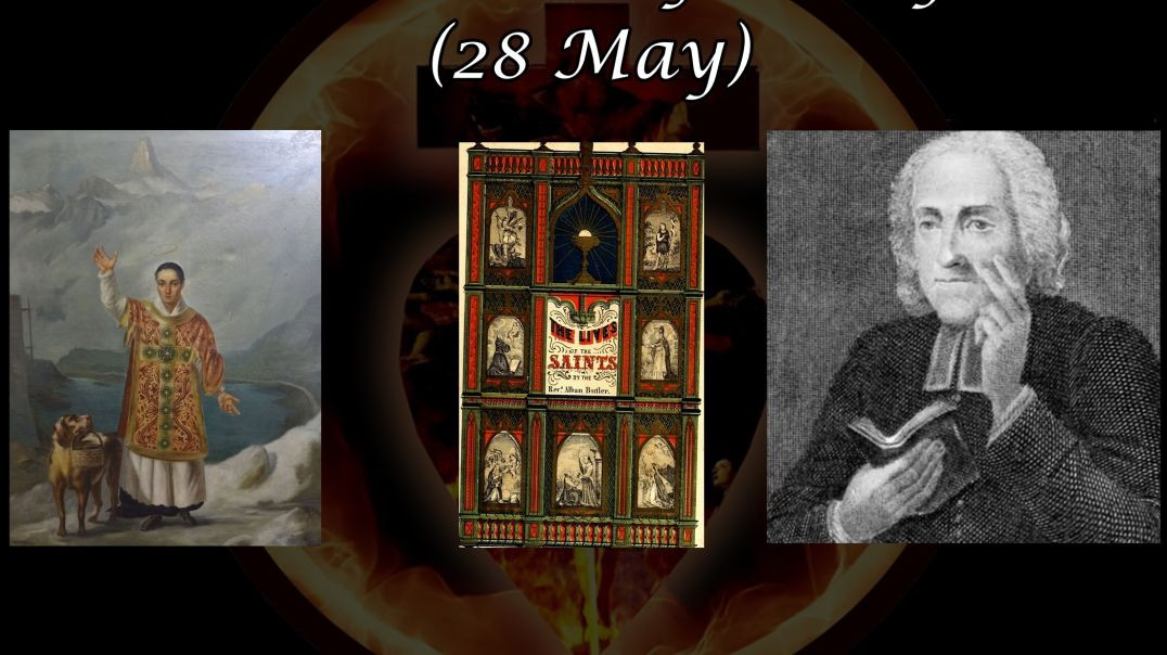 ⁣Saint Bernard of Montjoux (28 May): Butler's Lives of the Saints