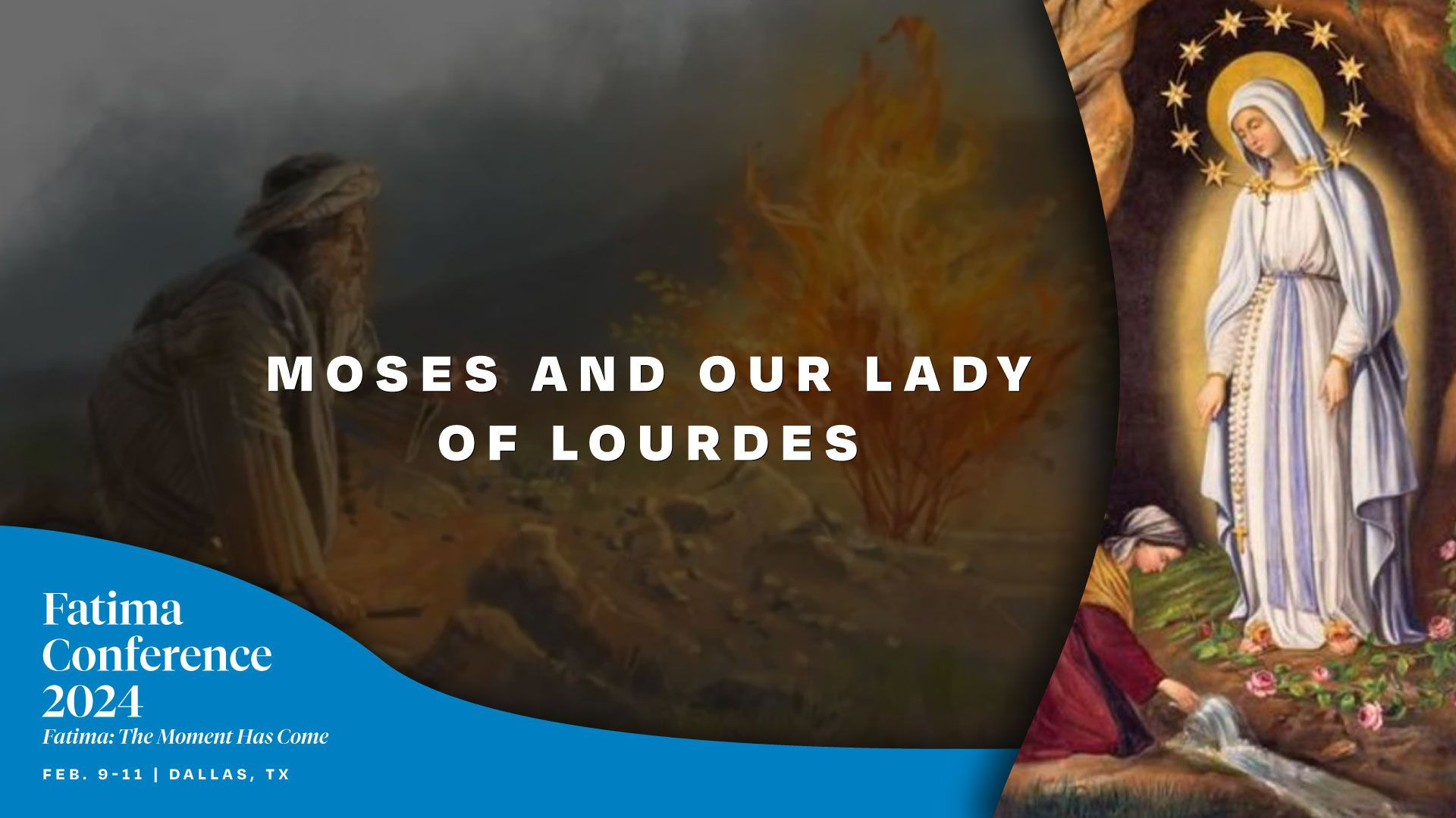 ⁣How Moses Parallels Our Lady of Lourdes