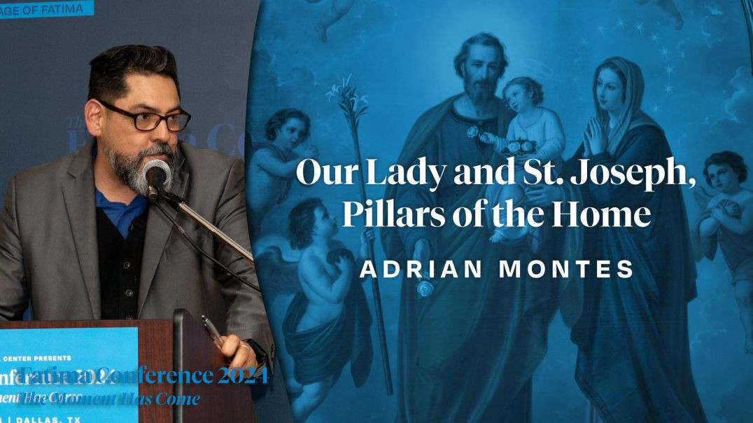 ⁣Our Lady and St Joseph, Pillar of the Home by Adrian Montes | FC24 Dallas, TX