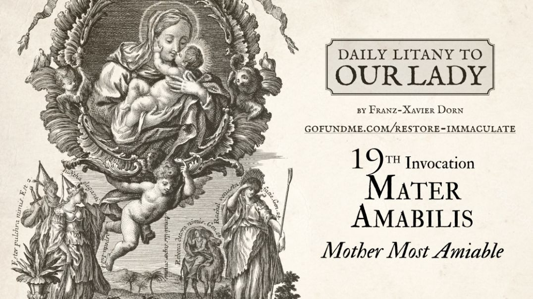 ⁣Daily Litany to Our Lady: 19th Day: Mater Amabilis - Mother Most Amiable