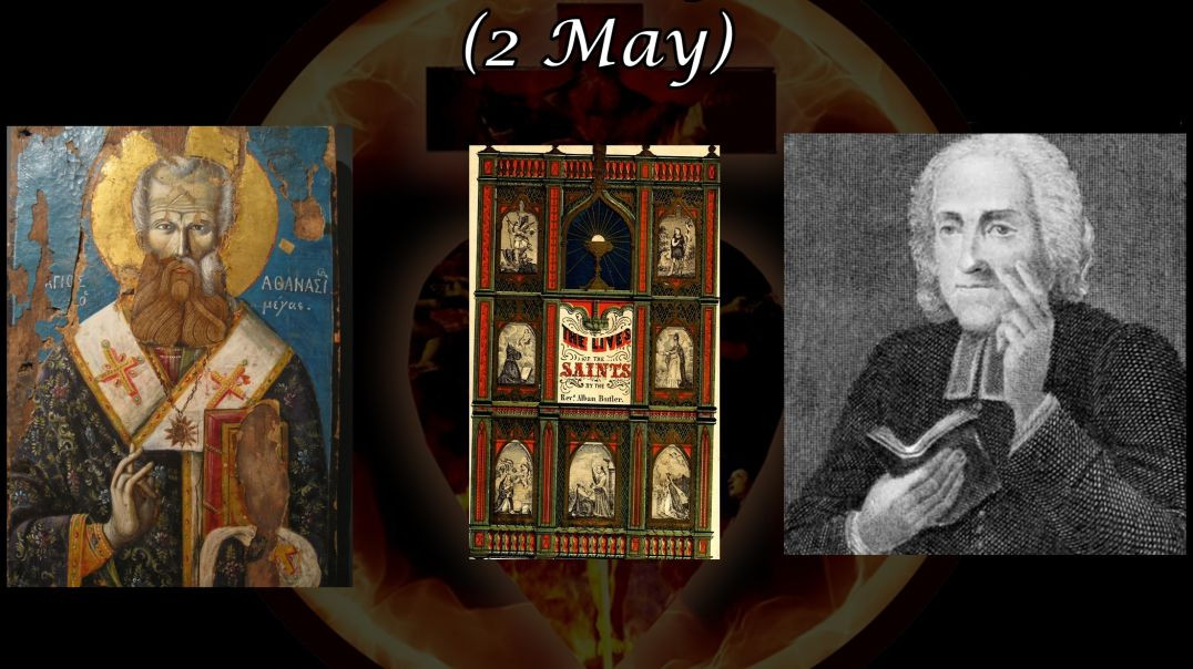 ⁣Saint Athanasius of Alexandria (2 May): Butler's Lives of the Saints