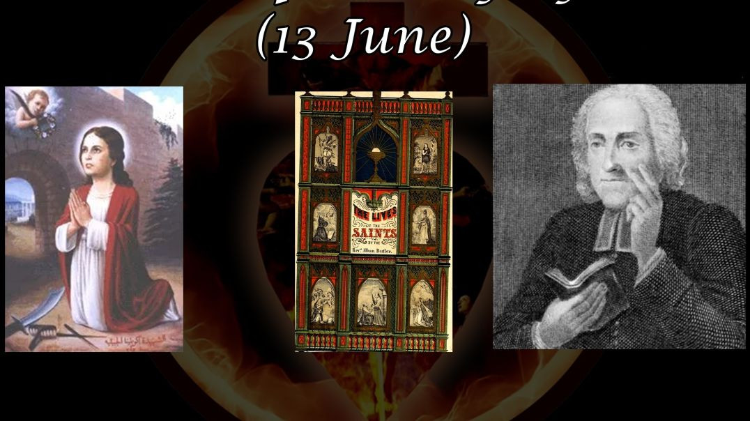 ⁣Saint Aquilina of Syria (13 June): Butler's Lives of the Saints