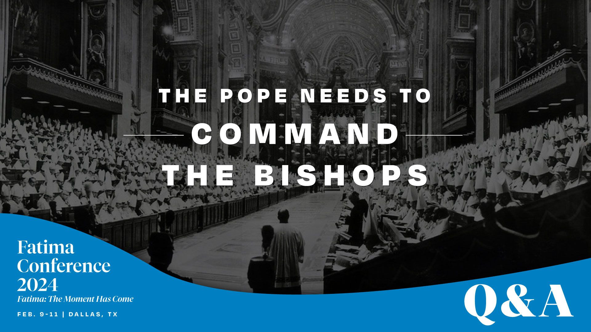 ⁣Consecration of Russia NEEDS the Pope to command the Bishops!