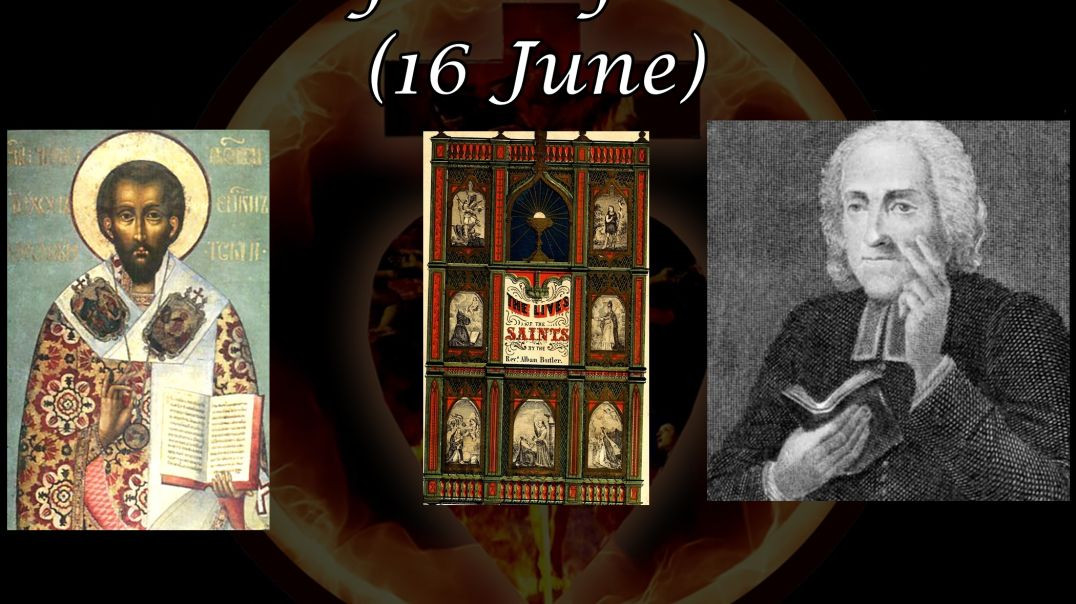 ⁣Saint Tycho of Amathus (16 June): Butler's Lives of the Saints