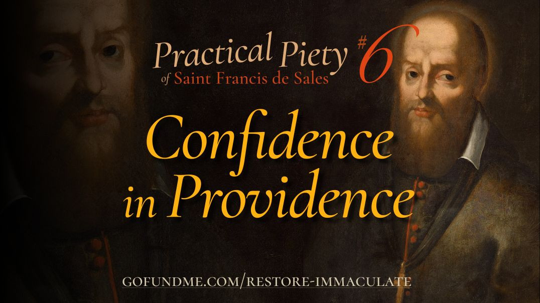⁣Thr Practical Piety of St. Francis de Sales: Chapter 6: Confidence in Providence