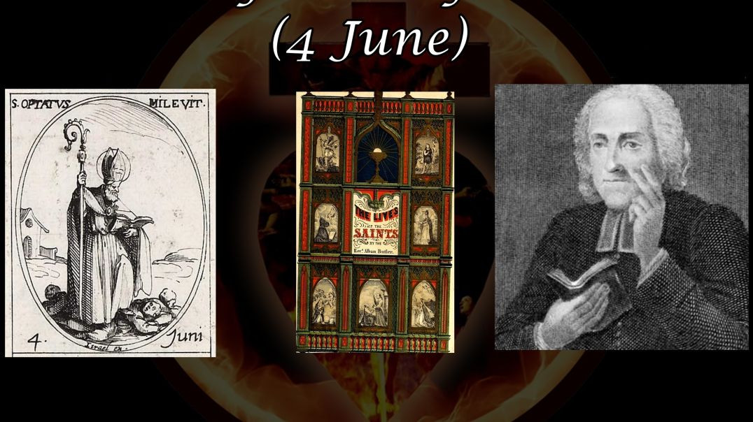 ⁣Saint Optatus of Milevis (4 June): Butler's Lives of the Saints