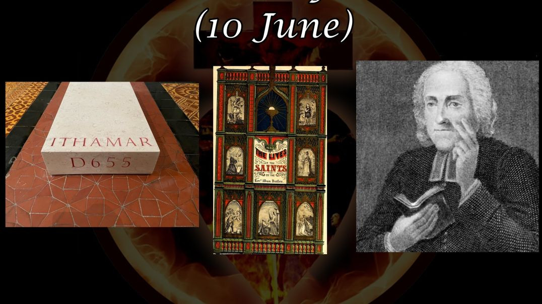 ⁣Saint Ithamar of Rochester (10 June): Butler's Lives of the Saints