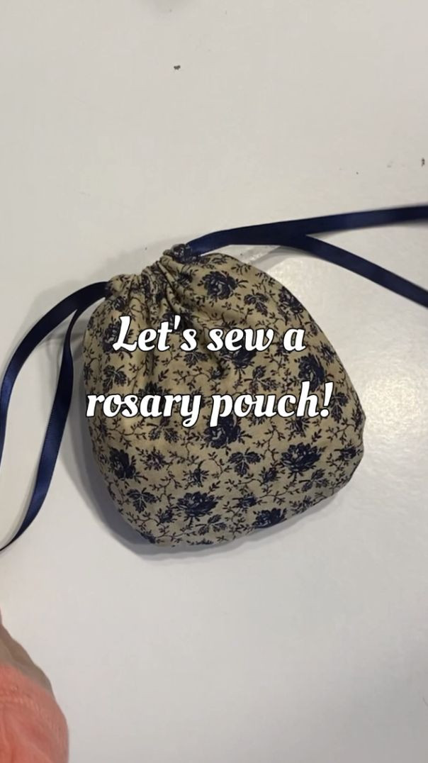 Sewing a Rosary Pouch