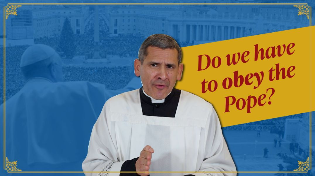 ⁣The Catholic Church does NOT teach that we MUST obey the Pope