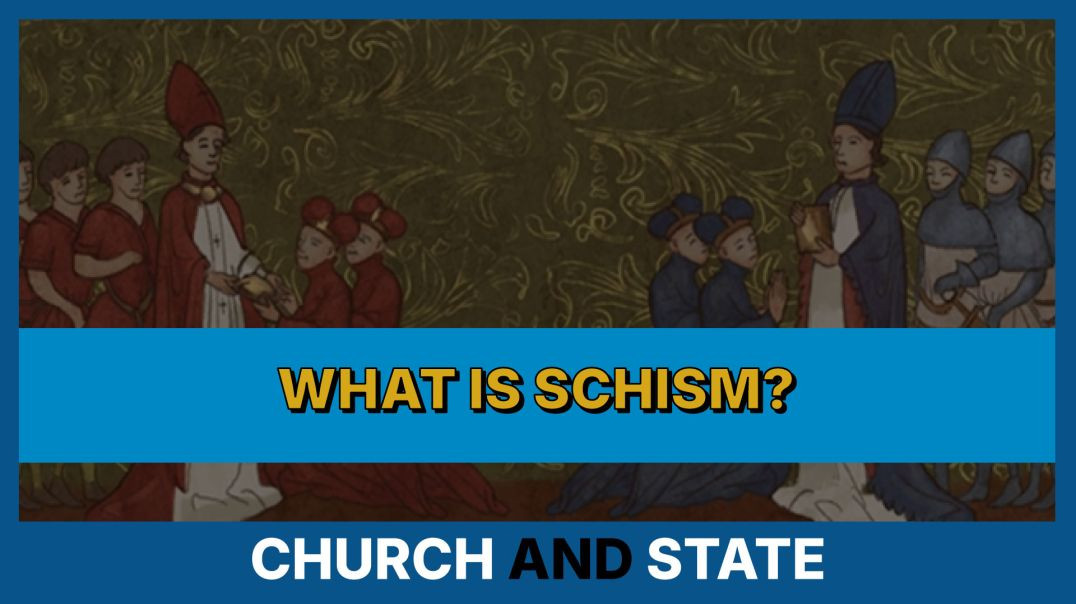 ⁣What is Schism? Questioning a conclave is schismatic?