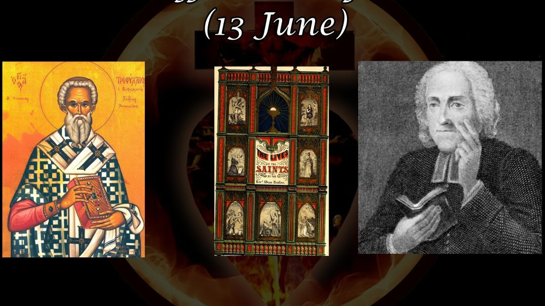 ⁣Saint Tryphillius of Leucosia (13 June): Butler's Lives of the Saints