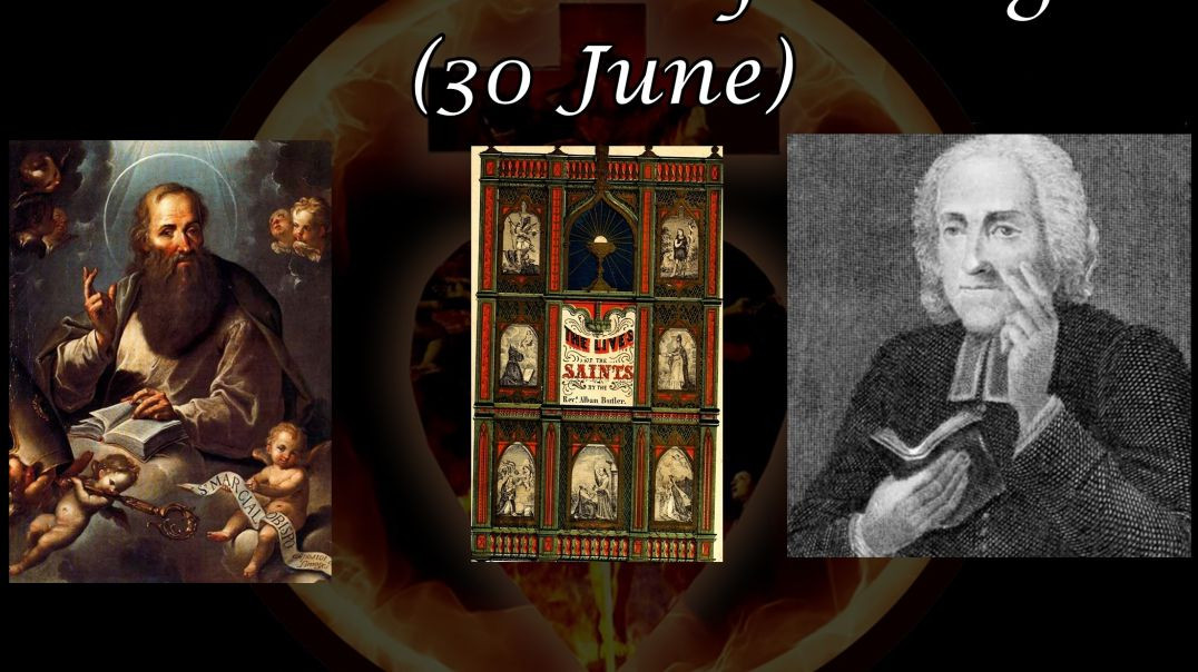 ⁣Saint Martial of Limoges (30 June): Butler's Lives of the Saints