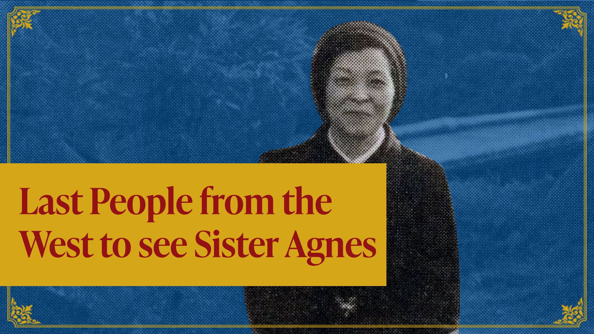 ⁣Sister Agnes Sasagawa hidden and silenced?