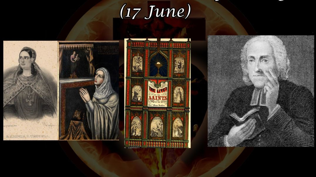 ⁣Saints Theresa & Sancha of Portugal (17 June): Butler's Lives of the Saints