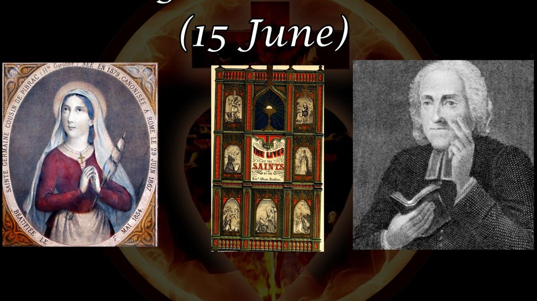 ⁣Saint Germaine Cousin (15 June): Butler's Lives of the Saints