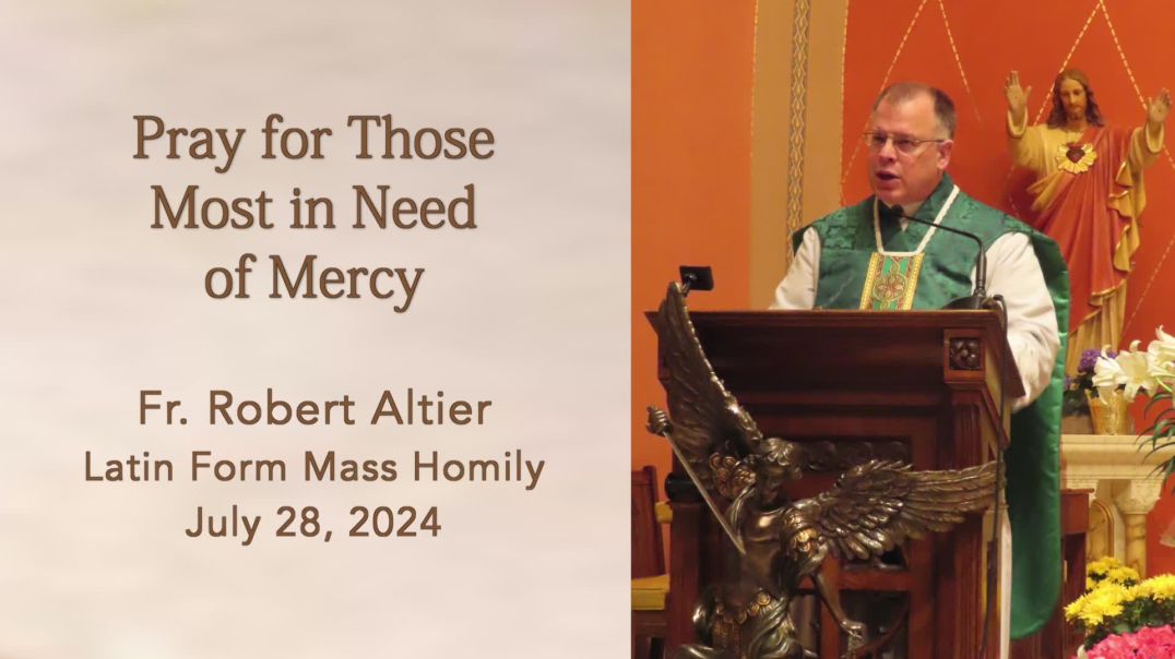 Pray for Those Most in Need of Mercy