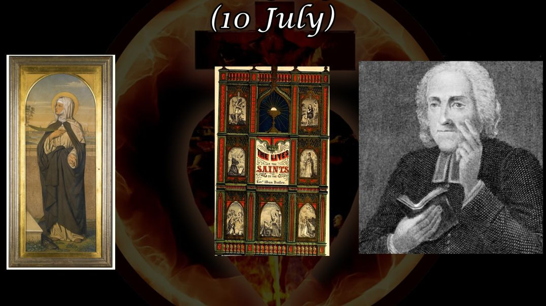 ⁣Saint Amalburga of Mauberge (10 July): Butler's Lives of the Saints