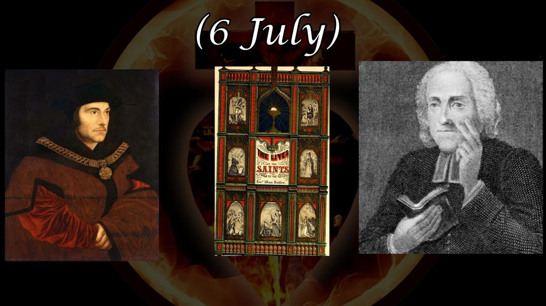 ⁣Saint Thomas More (6 July): Butler's Lives of the Saints