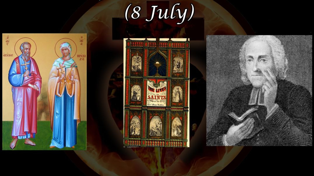 ⁣Saint Aquila the Tent Maker (8 July): Butler's Lives of the Saints