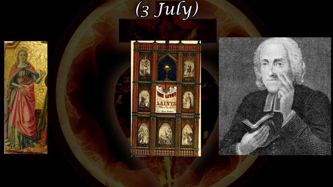 ⁣Saints Irenaeus & Mustiola of Chiusi (3 July): Butler's Lives of the Saints