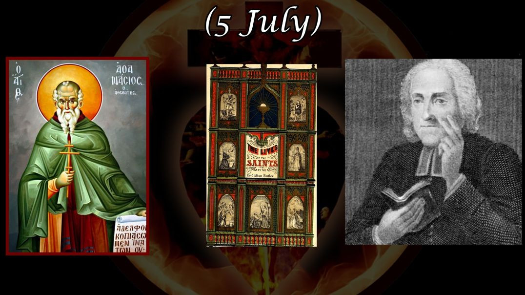 ⁣Saint Athanasius the Athonite (5 July): Butler's Lives of the Saints
