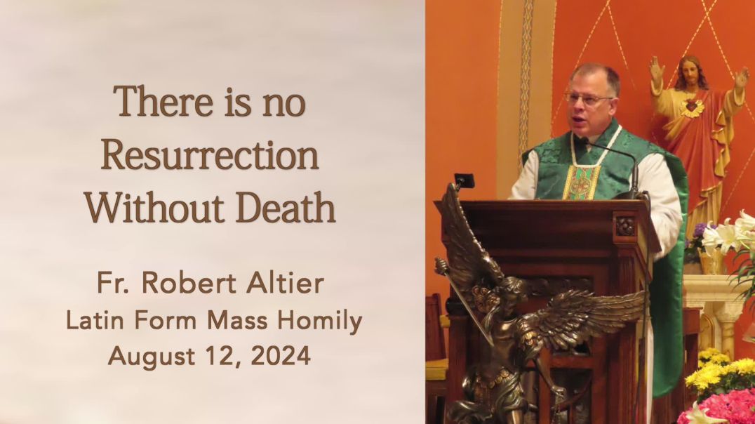 ⁣There is no Resurrection Without Death