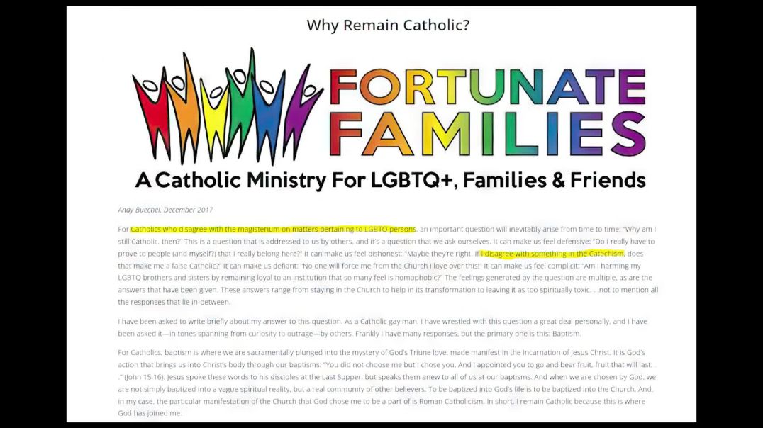 Expose and Resist Fortunate Families - Part I