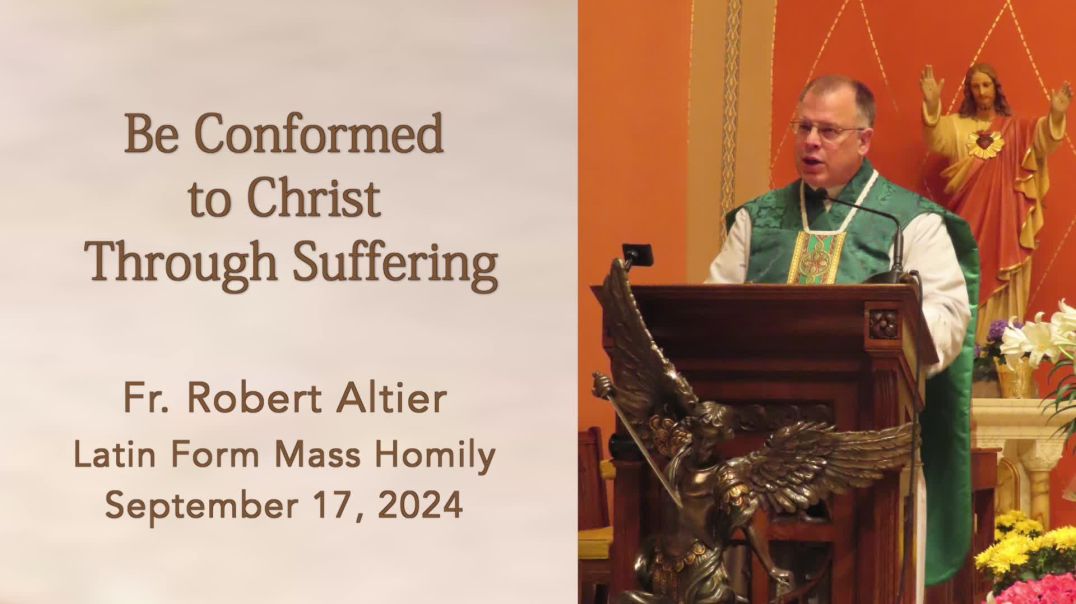 Be Conformed to Christ  Through Suffering