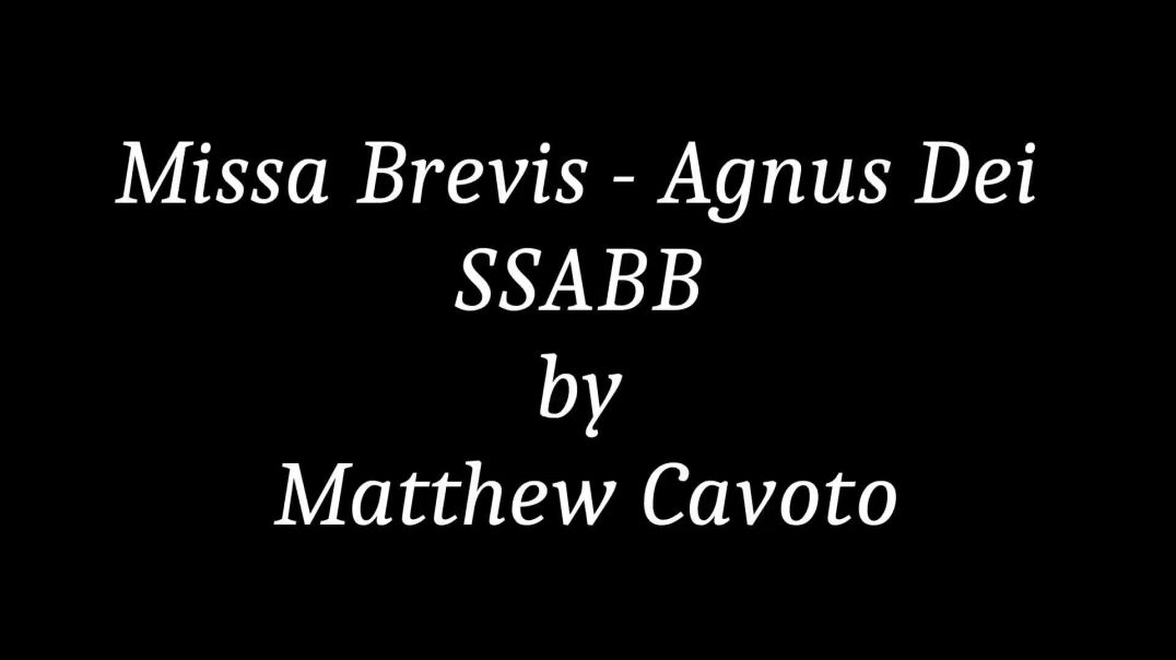 Agnus Dei - Missa Brevis Quinque Vocibus by Cavoto