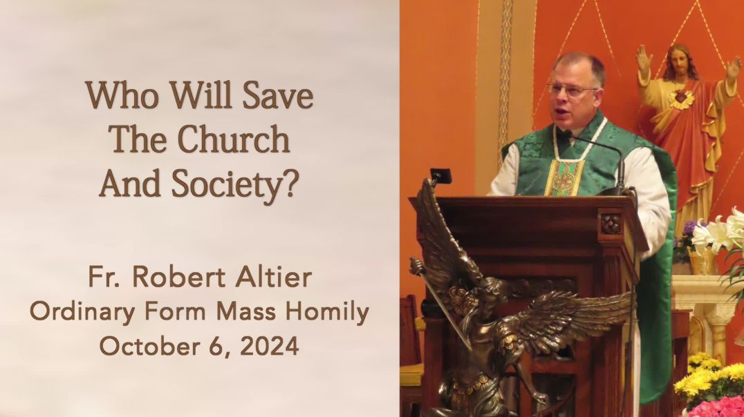 ⁣Who Will Save The Church And Society?