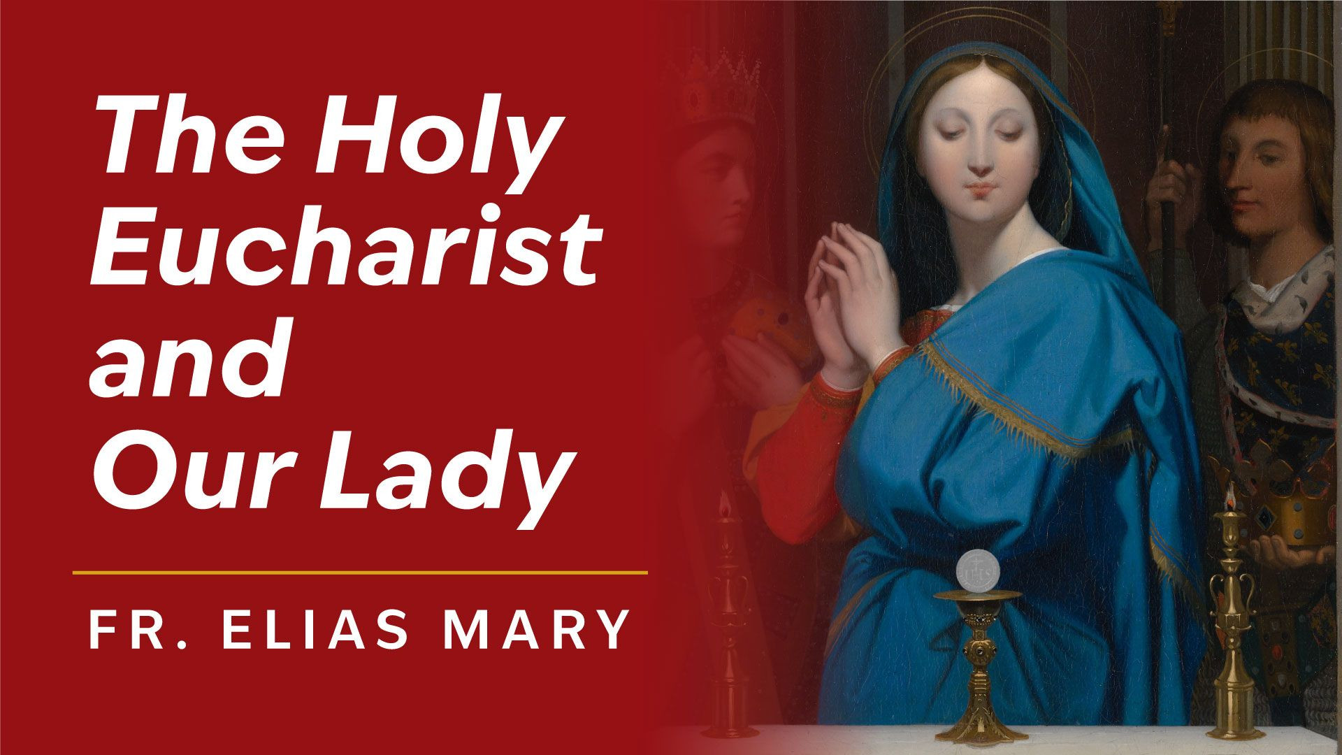 ⁣The Eucharist and Our Lady by Fr. Elias Mary